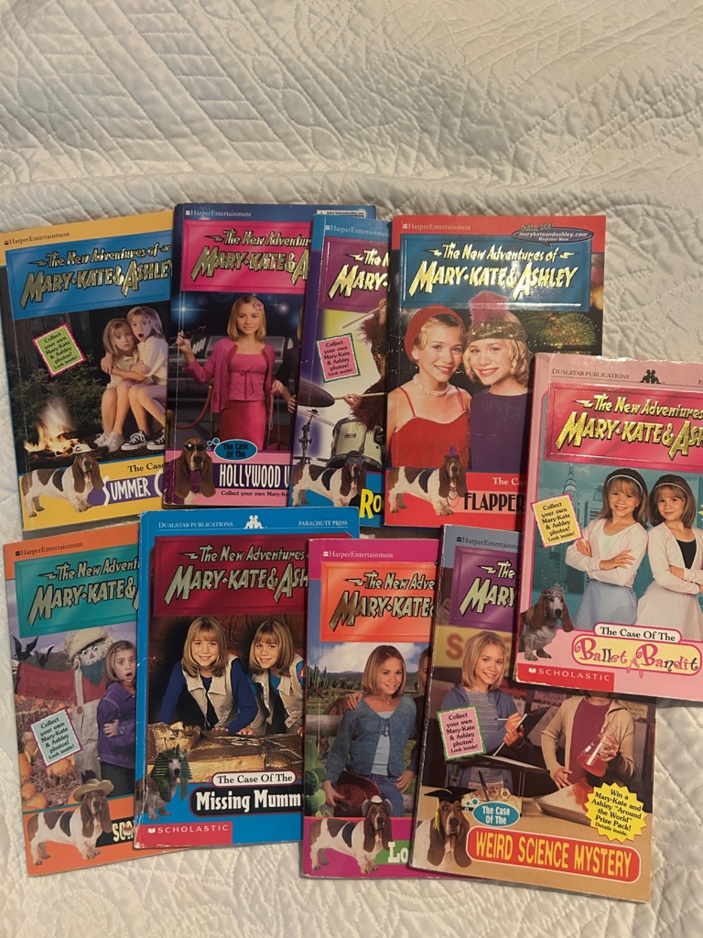 9 Vintage The New Adventures of Mary Kate & Ashley Books 90s 2000s Olson Twins